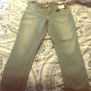 High Rise Skinny Jeans Light Green Women’s sz 29